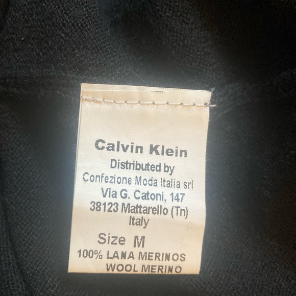 Calvin Klein Collection Merino Wool V-neck sweater. - Picture 6 of 7